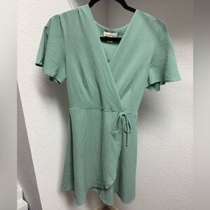 Monteau Light Green Dress